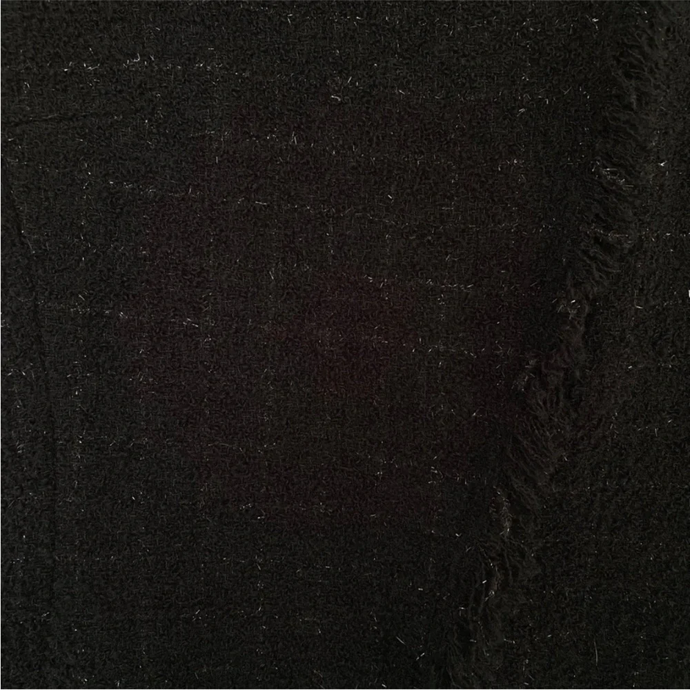 (20) Express Wool Blend Boucle Moto Jacket Black 5/6